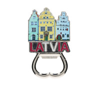 Ledusskapja magnēts atvērējs Latvija Trīs brāļi